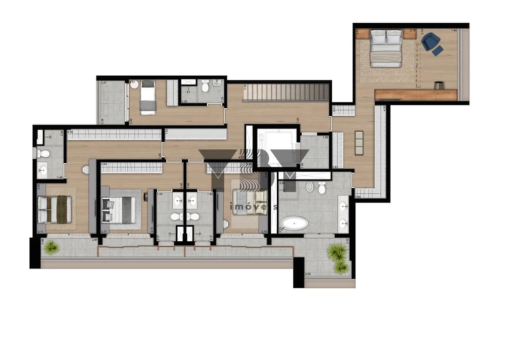 Apartamento, 4 quartos, 206 m² - Foto 32