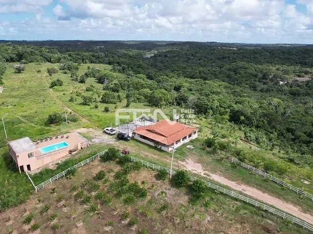 Fazenda com 1300000m² 5 quartos e 3 banheiros, à venda, no bairro Barra do Pojuca (Monte Gordo) em Camaçari