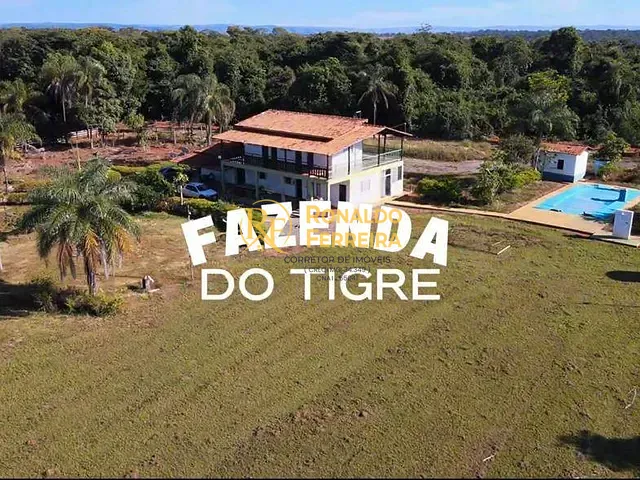 Fazenda com 2102100m² 3 quartos e 3 banheiros, à venda, no bairro rural tigre em Abaeté