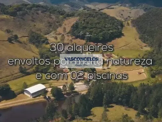 Fazenda com 701800m² 80 quartos e 50 banheiros, à venda, no bairro Zona Rural em Paraibuna