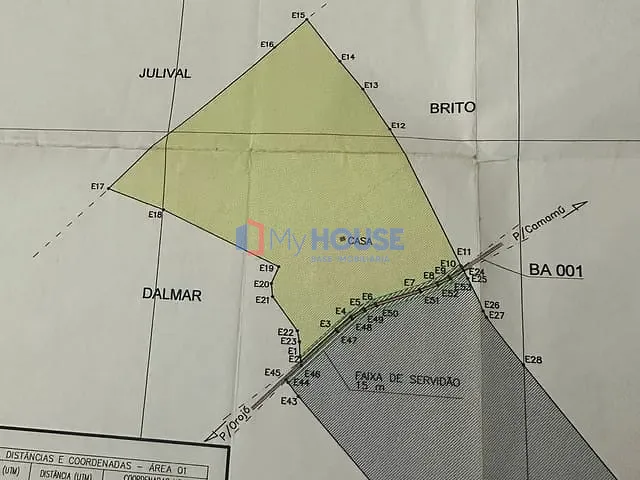 Fazenda com 100m², à venda, no bairro camamu em Camamu
