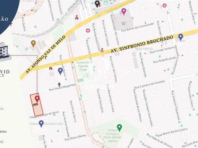 Flat 1 quarto e 1 banheiro, à venda, no bairro Barreiro em Belo Horizonte