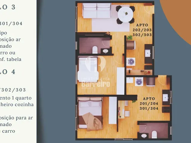 Flat 1 quarto e 1 banheiro, à venda, no bairro Barreiro em Belo Horizonte