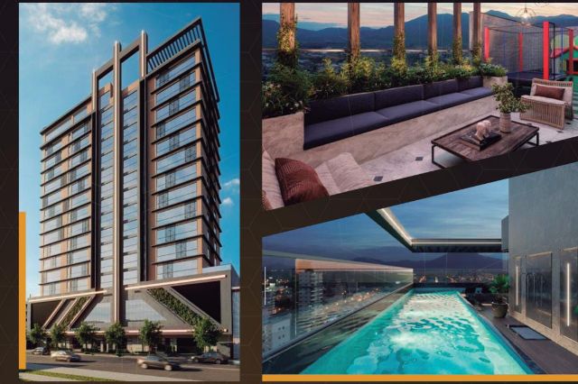Foto do Flat - LANÇAMENTO FLAT NA PLANTA 51,09m² à venda/1 suíte/1 vaga- Chateau Marmont -Perequê, Porto Belo, SC | Taive