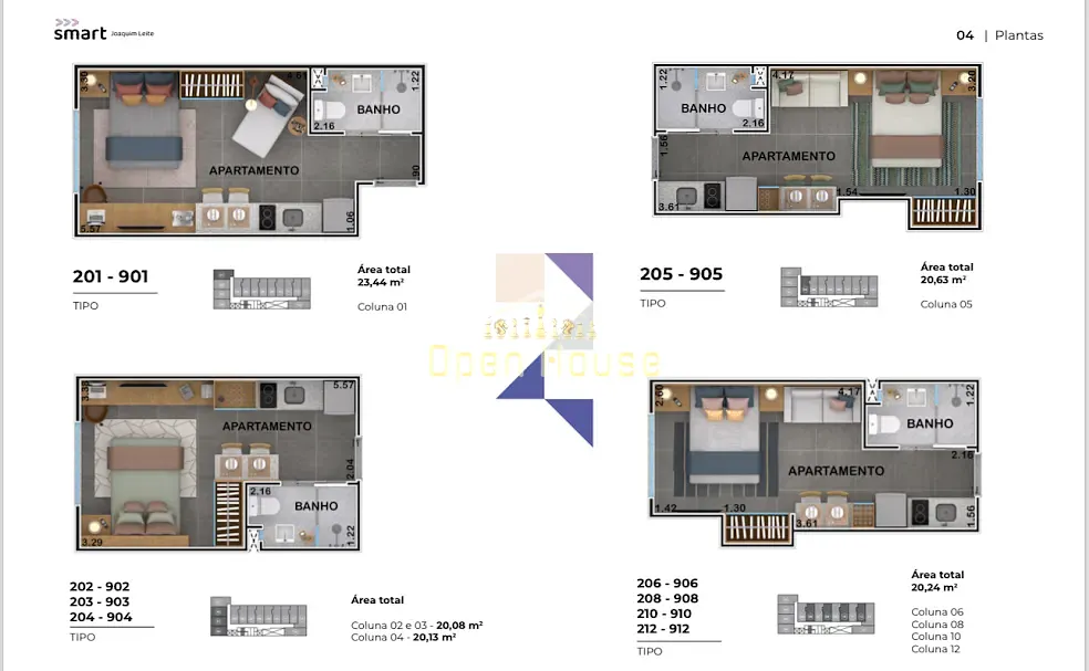 Flat/Apart Hotel, 1 quarto, 20 m² - Foto 14