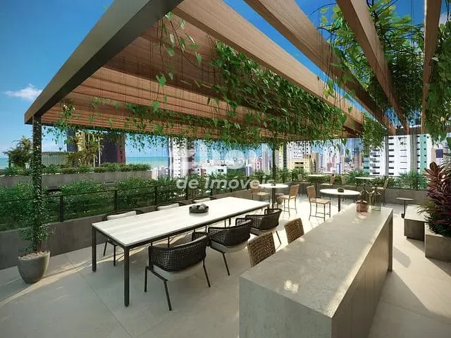Flat com 39m² 1 quarto e 1 banheiro, à venda, no bairro Manaíra em João Pessoa