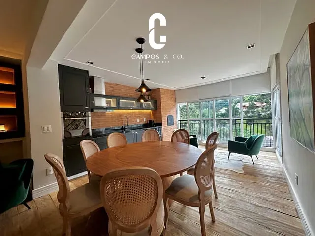 Apartamento com 278m² 3 quartos e 3 banheiros, à venda, no bairro Jardim Belvedere em Campos Do Jordão