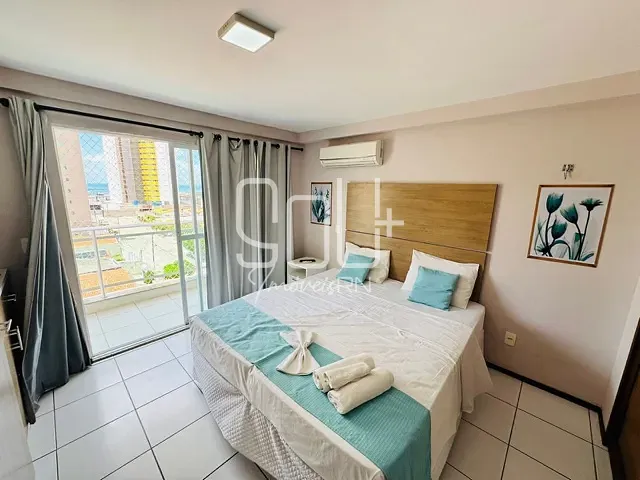 Flat 1 quarto e 1 banheiro, à venda, no bairro Ponta Negra em Natal