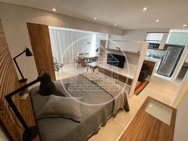 Flat com 54m² 1 quarto e 2 banheiros, para alugar, no bairro Vila Nova Conceição em São Paulo