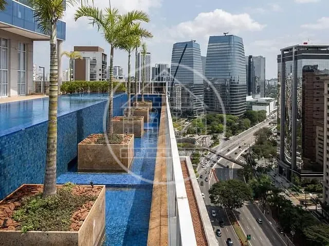 Flat com 54m² 1 quarto e 2 banheiros, para alugar, no bairro Vila Nova Conceição em São Paulo