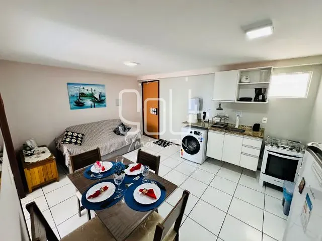 Flat 1 quarto e 1 banheiro, à venda, no bairro Ponta Negra em Natal