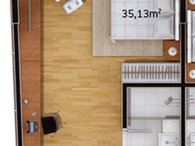 Flat com 109m² 1 quarto e 1 banheiro, à venda, no bairro Praia Brava de Itajaí em Itajaí