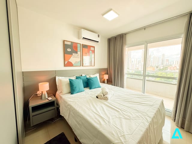 Flat 1 quarto e 1 banheiro, para alugar, no bairro Setor Bueno em Goiânia