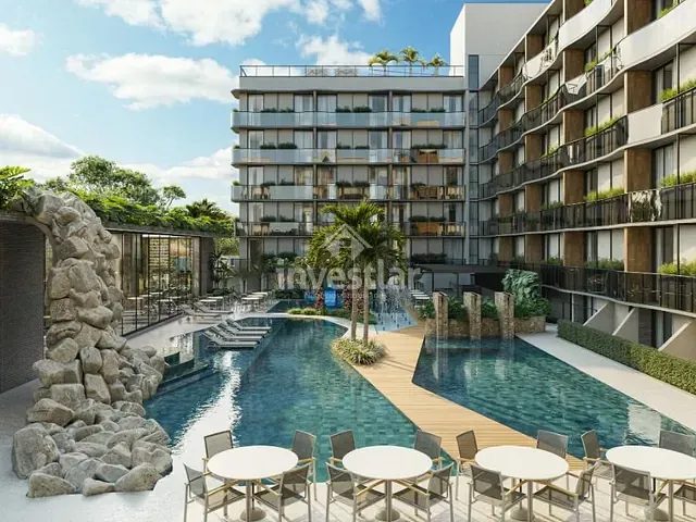 Flat com 18m² 1 quarto e 1 banheiro, à venda, no bairro Cabo Branco em João Pessoa