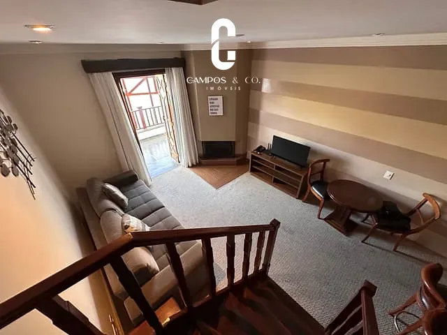Apartamento 1 quarto e 1 banheiro, à venda, no bairro Alto do Capivari em Campos do Jordão