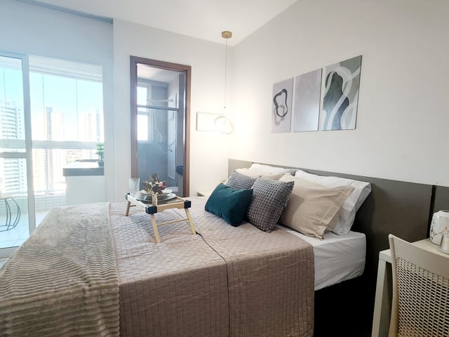 Foto do Flat - Rosarinho, Mobiliado, 25m², Flat, 01 Vga. Garagem, finamente decorado | BARLAVENTO IMÓVEIS