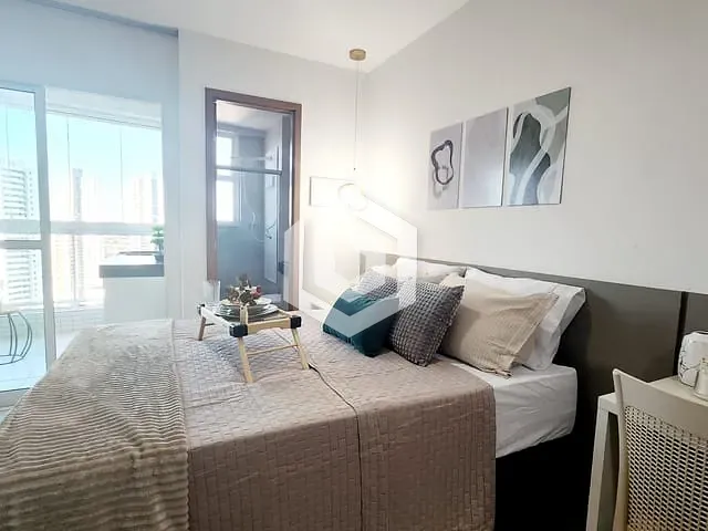 Flat com 32m² 1 quarto e 1 banheiro, para alugar, no bairro Rosarinho em Recife