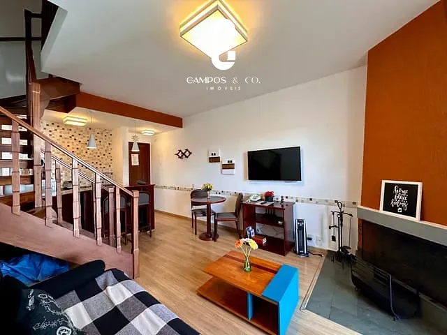 Apartamento 1 quarto e 1 banheiro, à venda, no bairro Alto do Capivari em Campos do Jordão