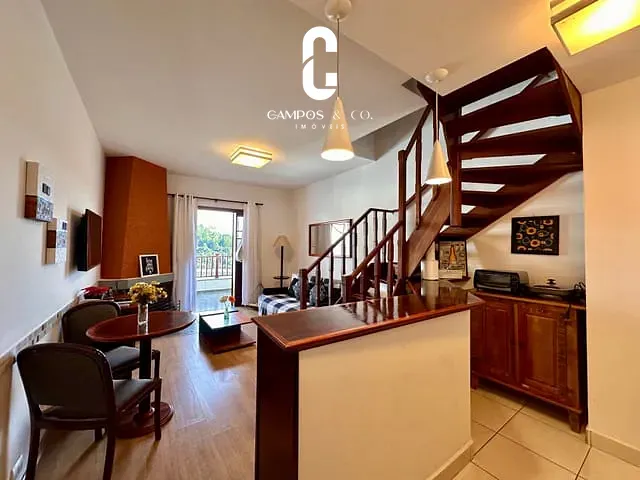 Apartamento 1 quarto e 1 banheiro, à venda, no bairro Alto do Capivari em Campos do Jordão