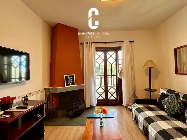 Apartamento 1 quarto e 1 banheiro, à venda, no bairro Alto do Capivari em Campos do Jordão