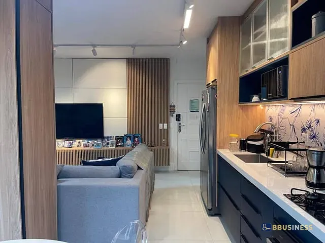Flat 1 quarto e 2 banheiros, à venda, no bairro Riviera de São Lourenço em Bertioga