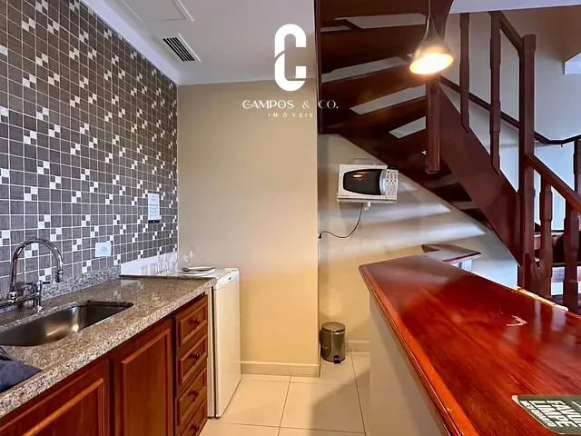 Apartamento 1 quarto e 1 banheiro, à venda, no bairro Alto do Capivari em Campos do Jordão