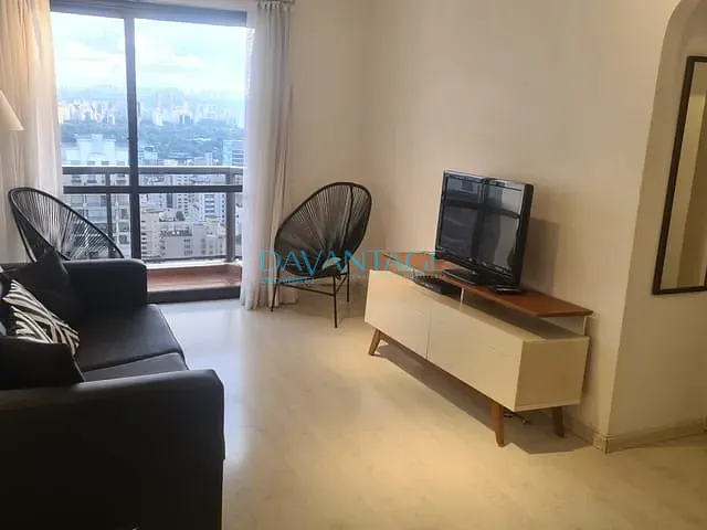 Flat com 45m² 1 quarto e 1 banheiro, para alugar, no bairro Cerqueira César em São Paulo