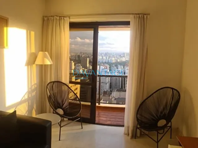 Flat com 45m² 1 quarto e 1 banheiro, para alugar, no bairro Cerqueira César em São Paulo