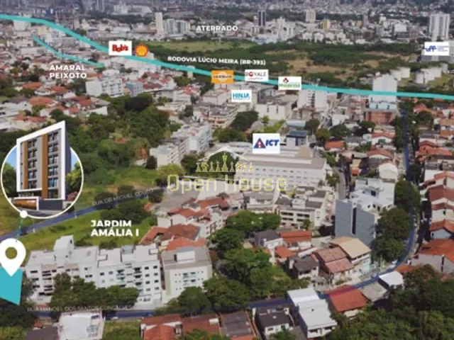 Studio 1 quarto e 1 banheiro, para alugar, no bairro Jardim Amália em Volta Redonda