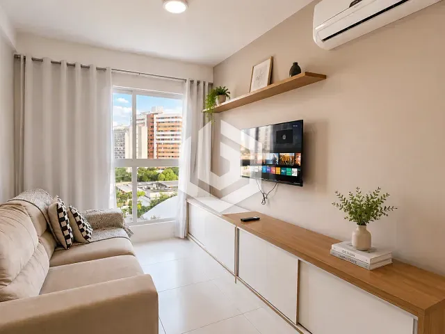 Flat com 38m² 1 quarto e 1 banheiro, para alugar, no bairro Graças em Recife