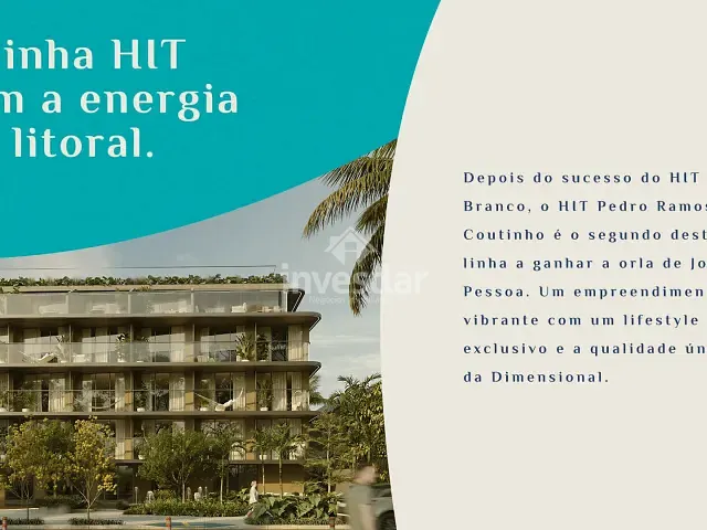 Flat 1 quarto e 1 banheiro, à venda, no bairro Manaíra em João Pessoa