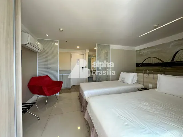 Flat com 60m² 1 quarto e 1 banheiro, à venda, no bairro Asa Norte em Brasília