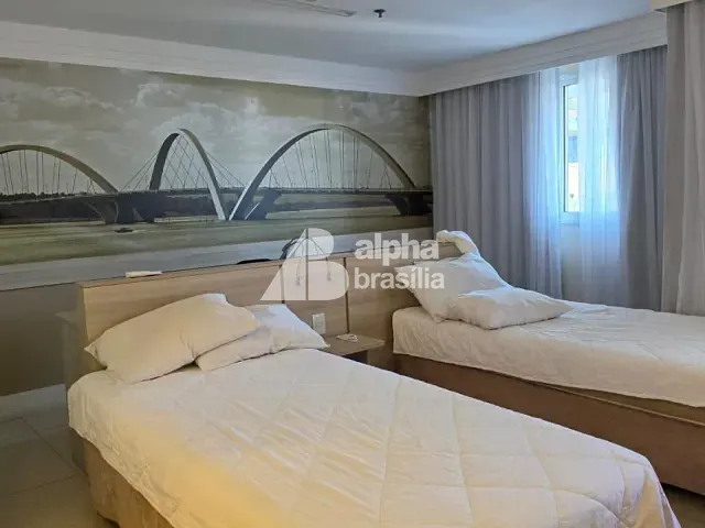 Flat com 60m² 1 quarto e 1 banheiro, à venda, no bairro Asa Norte em Brasília