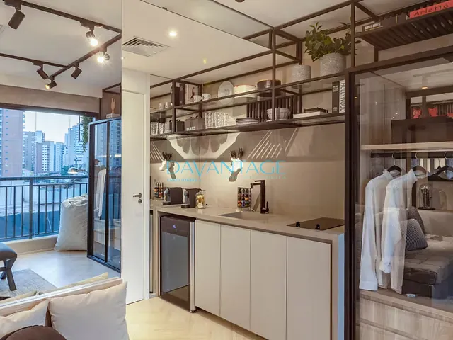 Flat com 25m² 1 quarto e 1 banheiro, à venda, no bairro Perdizes em São Paulo