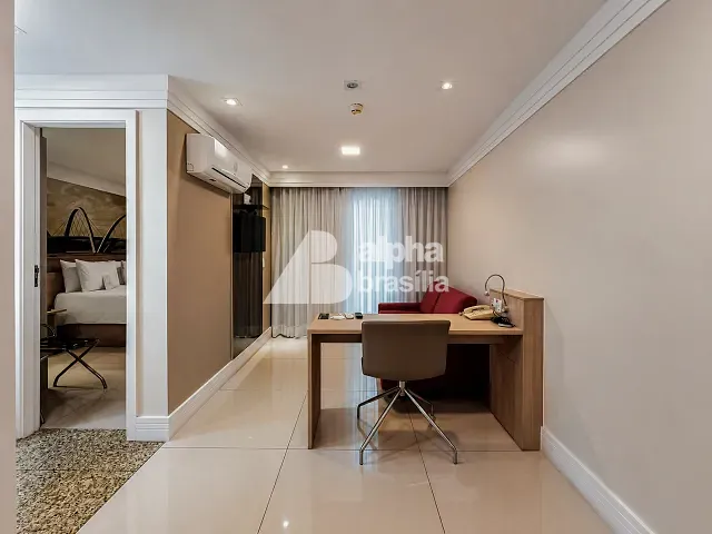 Flat com 55m² 1 quarto e 1 banheiro, à venda, no bairro Asa Norte em Brasília