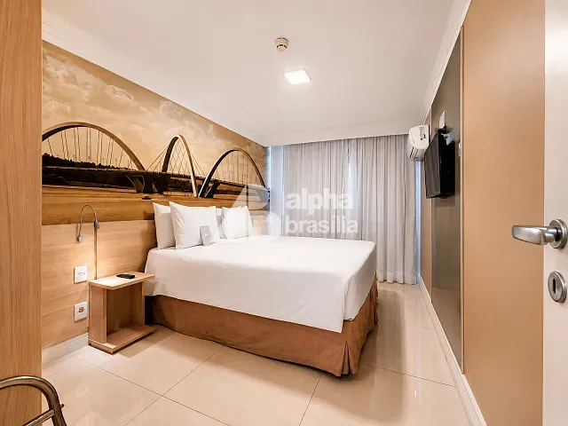 Flat com 55m² 1 quarto e 1 banheiro, à venda, no bairro Asa Norte em Brasília
