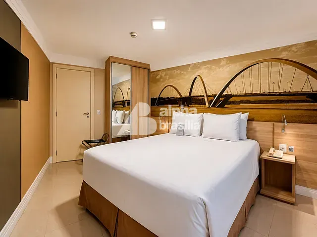 Flat com 55m² 1 quarto e 1 banheiro, à venda, no bairro Asa Norte em Brasília