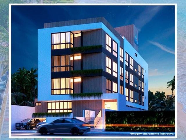 Flat 1 quarto e 1 banheiro, à venda, no bairro Cabo Branco em João Pessoa