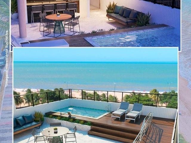 Flat 1 quarto e 1 banheiro, à venda, no bairro Cabo Branco em João Pessoa