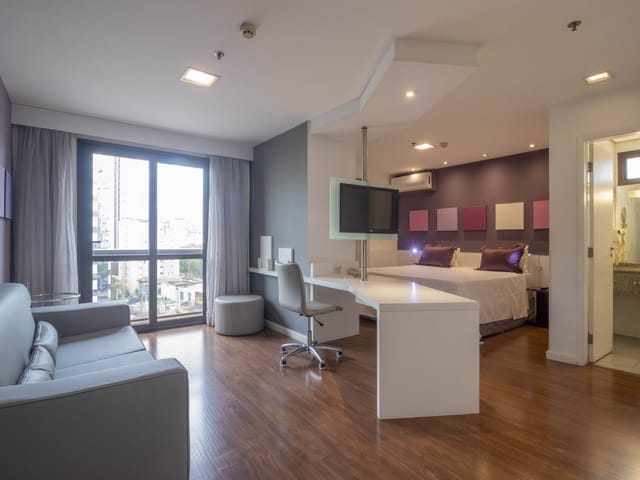 Flat com 34m² 1 quarto e 1 banheiro, à venda, no bairro Vila Mariana em São Paulo