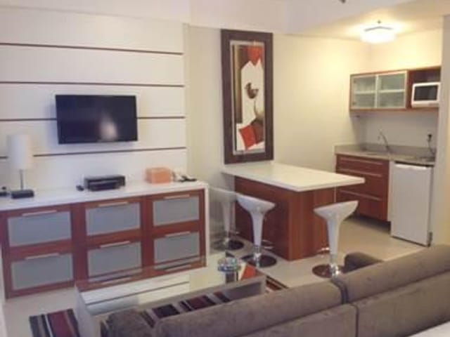 Foto do Flat - Flat à venda 1 Quarto, 1 Vaga, 33M², Alphaville Granja Vianna, São Paulo - SP | Condomínio Stadium | ZONA LESTE IMÓVEIS