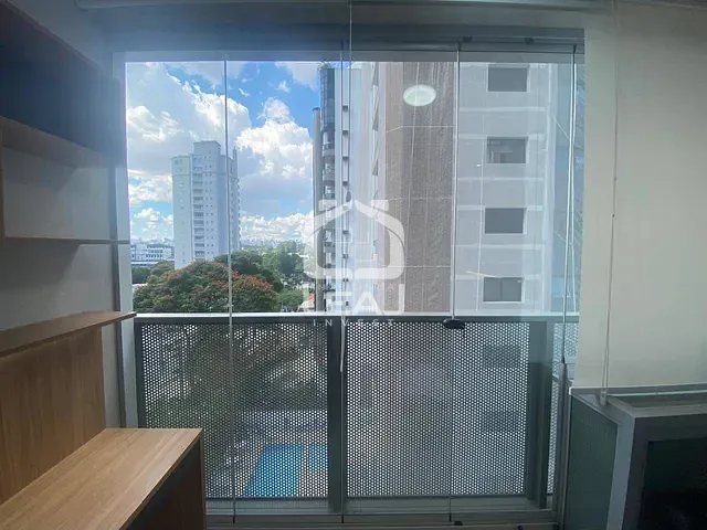 Flat com 30m² 1 quarto e 1 banheiro, à venda ou para alugar, no bairro Moema em São Paulo