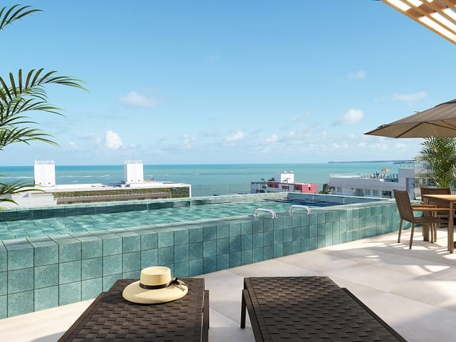 Flat com 30m² 1 quarto e 1 banheiro, à venda, no bairro Jardim Oceania em João Pessoa