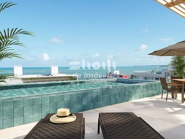 Flat com 30m² 1 quarto e 1 banheiro, à venda, no bairro Jardim Oceania em João Pessoa