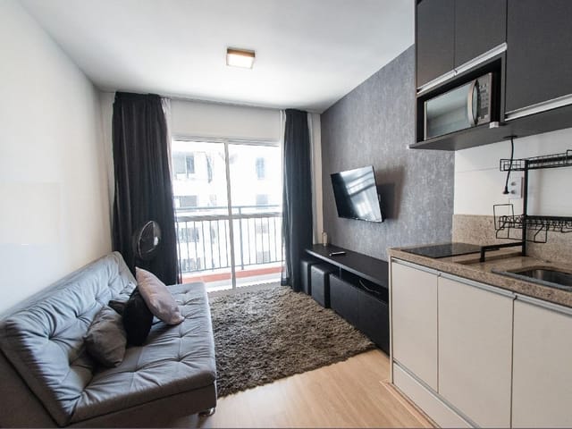Flat com 32m² 1 quarto e 1 banheiro, para alugar, no bairro Vila Mariana em São Paulo