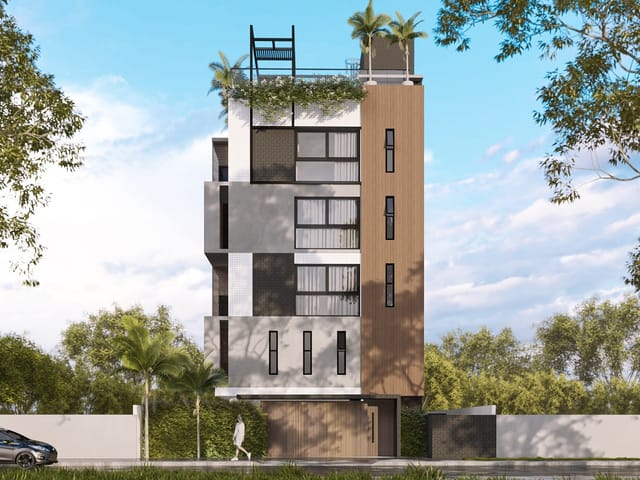 Flat com 2900m² 1 quarto e 1 banheiro, à venda, no bairro Intermares em Cabedelo