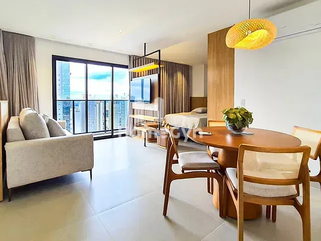 Flat com 50m² 1 quarto e 2 banheiros, para alugar, no bairro Setor Marista em Goiânia