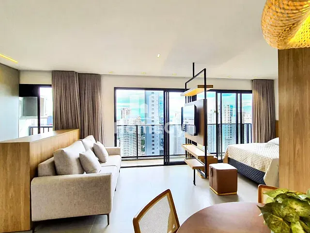 Flat com 50m² 1 quarto e 2 banheiros, para alugar, no bairro Setor Marista em Goiânia
