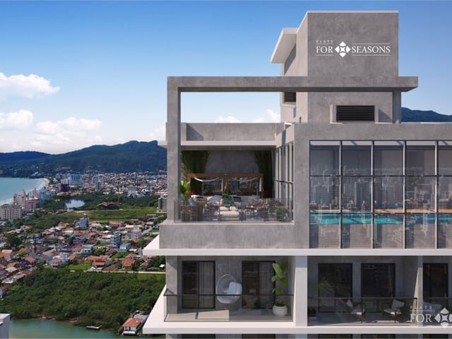 Flat com 44m² 1 quarto e 1 banheiro, à venda, no bairro Meia Praia em Itapema