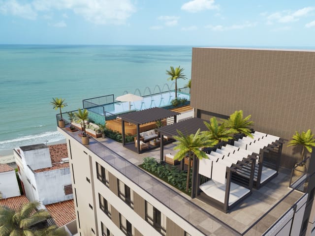 Flat com 25m² 1 quarto e 1 banheiro, à venda, no bairro Manaíra em João Pessoa